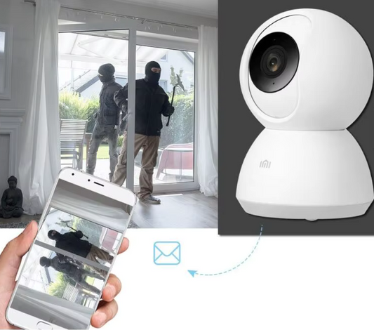 Caméra de surveillance IP WiFi 2K Alexa Google Assistant